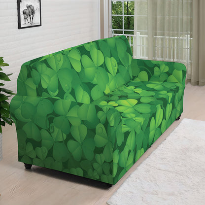 Irish Clover St. Patrick's Day Print Sofa Cover