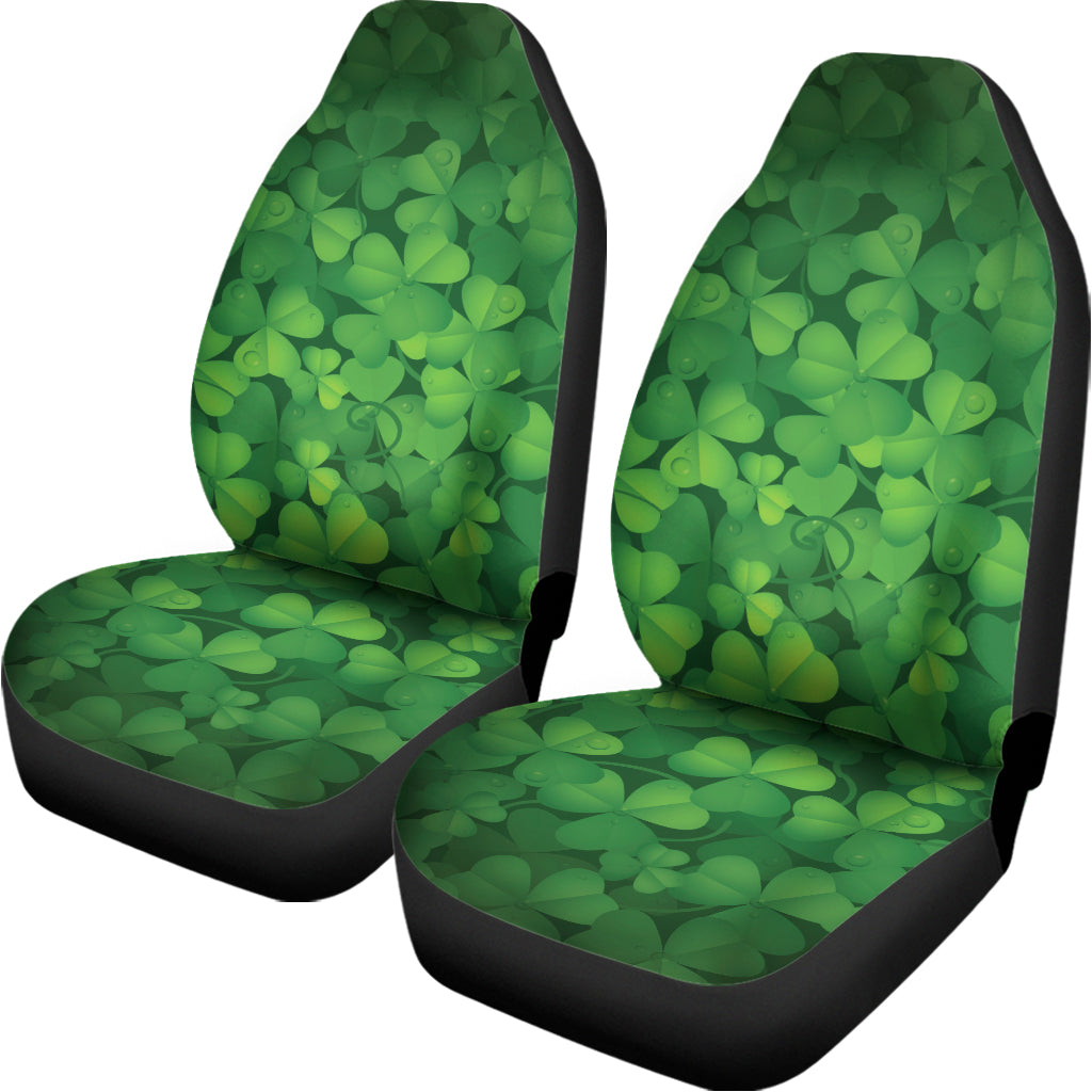 Irish Clover St. Patrick's Day Print Universal Fit Car Seat Covers