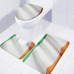 Irish Flag Print 3 Piece Bath Mat Set