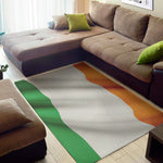 Irish Flag Print Area Rug
