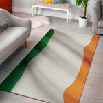 Irish Flag Print Area Rug