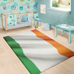 Irish Flag Print Area Rug
