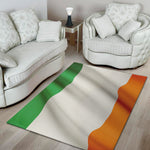 Irish Flag Print Area Rug