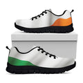 Irish Flag Print Black Running Shoes