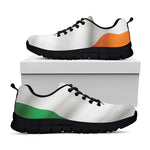 Irish Flag Print Black Sneakers