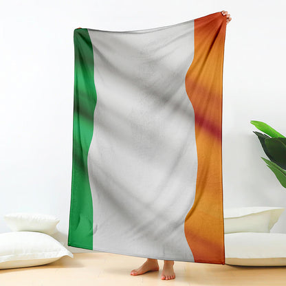 Irish Flag Print Blanket