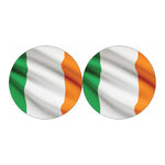 Irish Flag Print Car Coasters