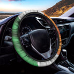 Irish Flag Print Car Steering Wheel Cover