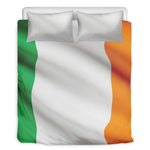 Irish Flag Print Duvet Cover Bedding Set