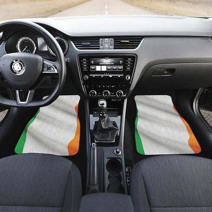 Irish Flag Print Front Car Floor Mats
