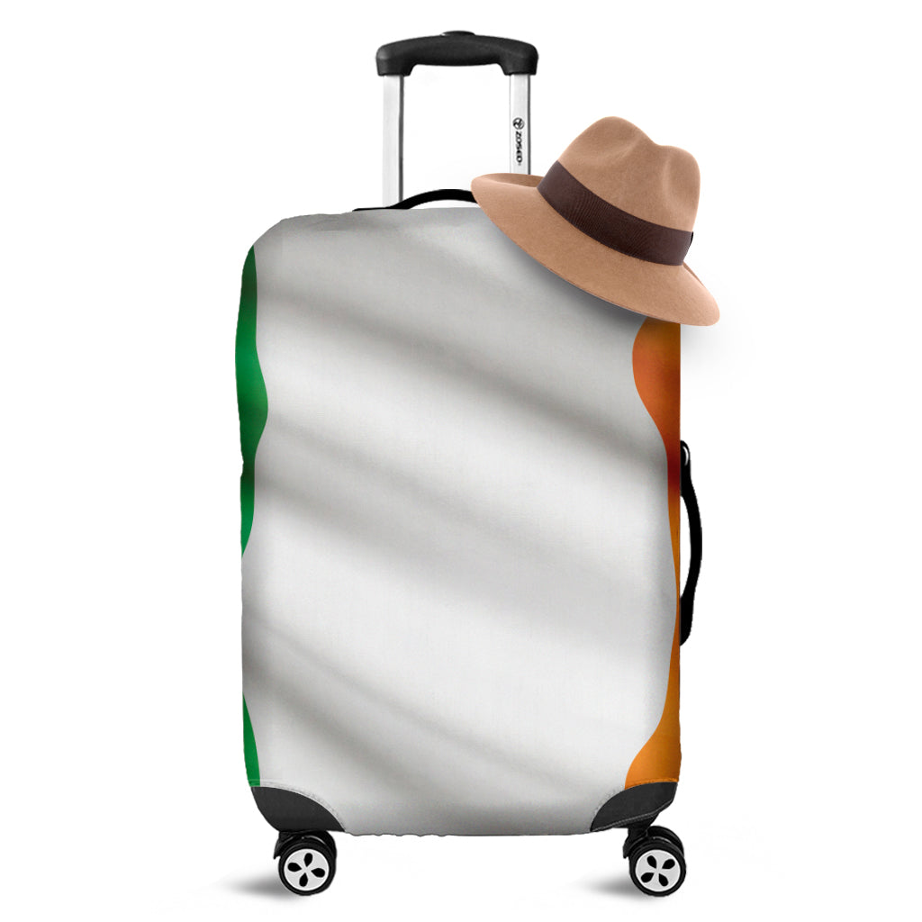 Irish Flag Print Luggage Cover