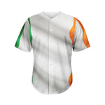 Irish Flag Print Men's Baseball Jersey