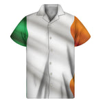 Irish Flag Print Men's Short Sleeve Shirt