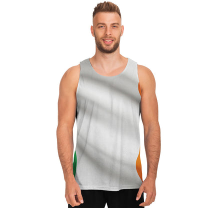 Irish Flag Print Men's Tank Top