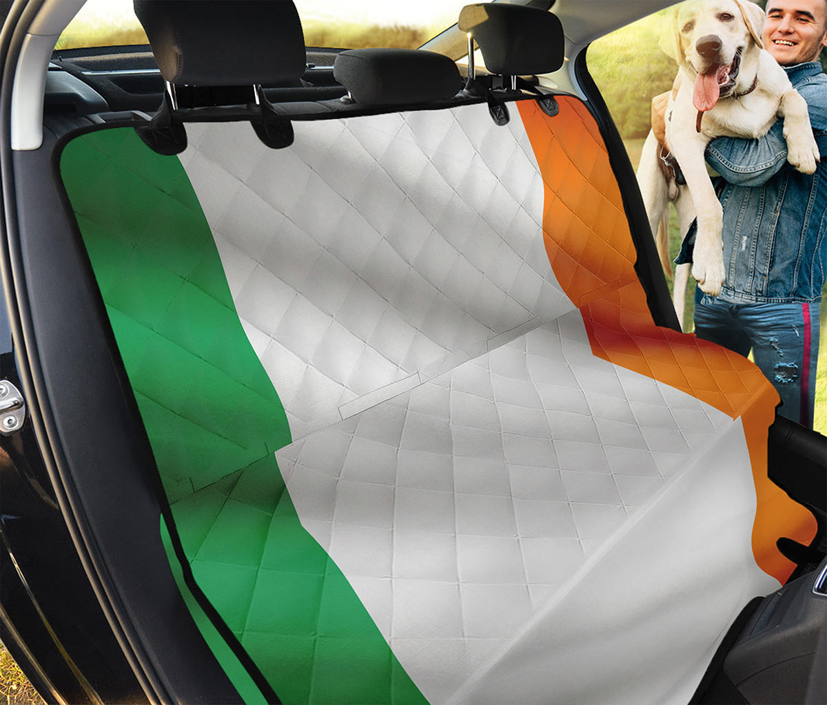Irish Flag Print Pet Car Back Seat Cover