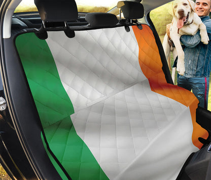 Irish Flag Print Pet Car Back Seat Cover
