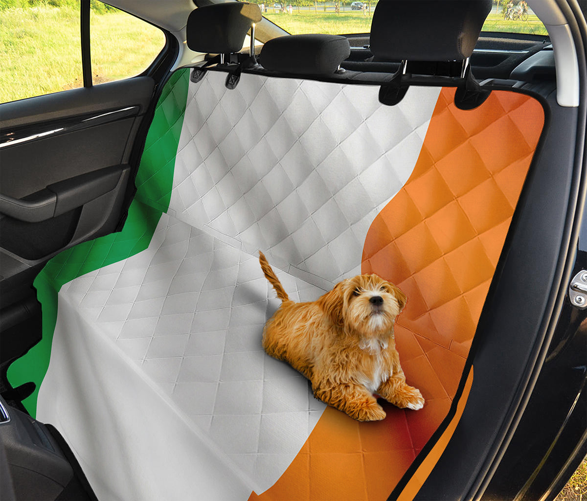 Irish Flag Print Pet Car Back Seat Cover
