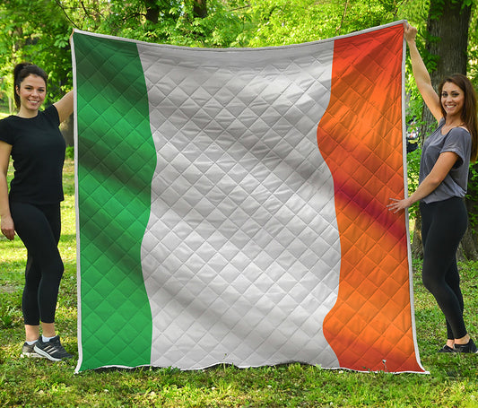 Irish Flag Print Quilt
