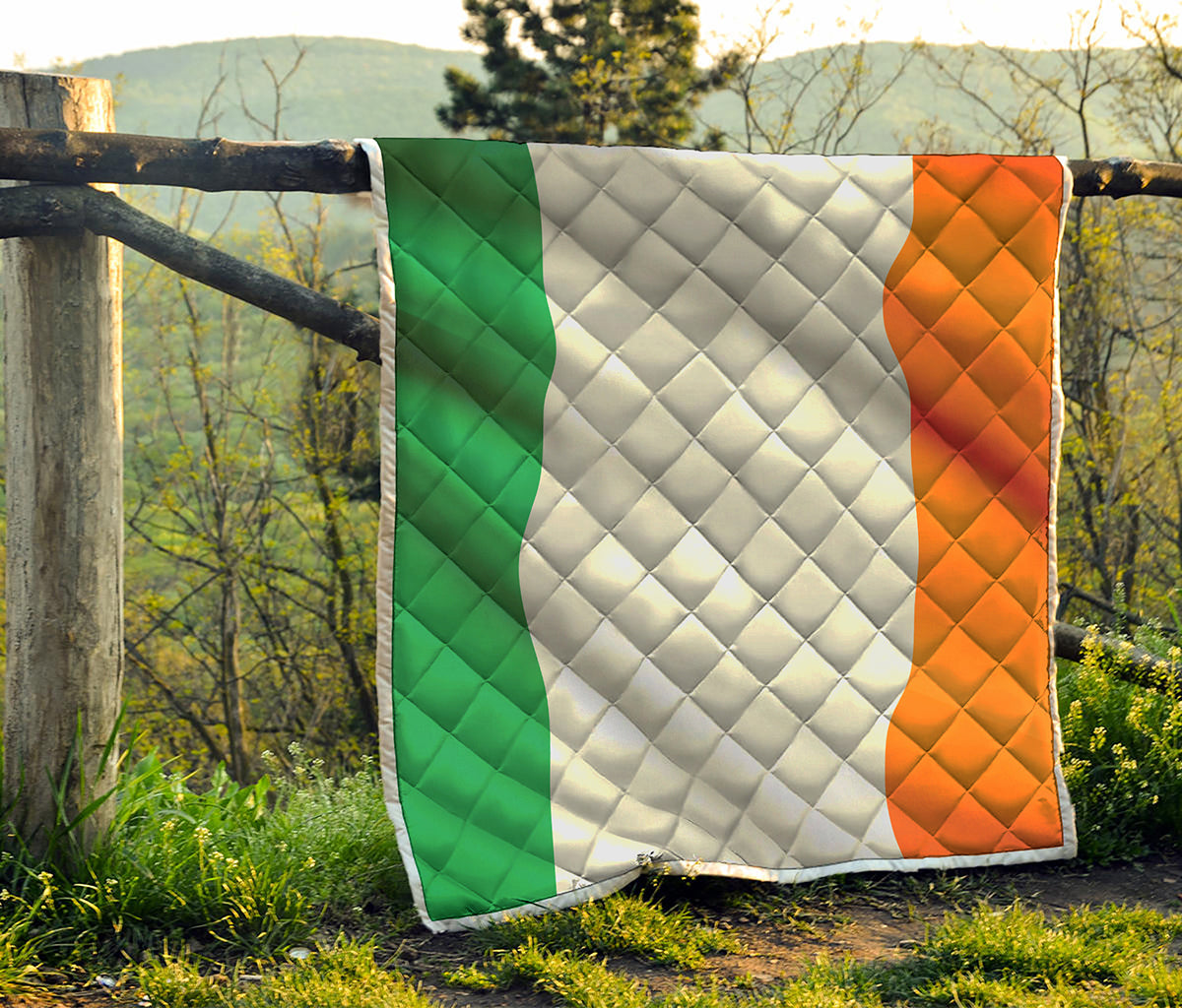 Irish Flag Print Quilt