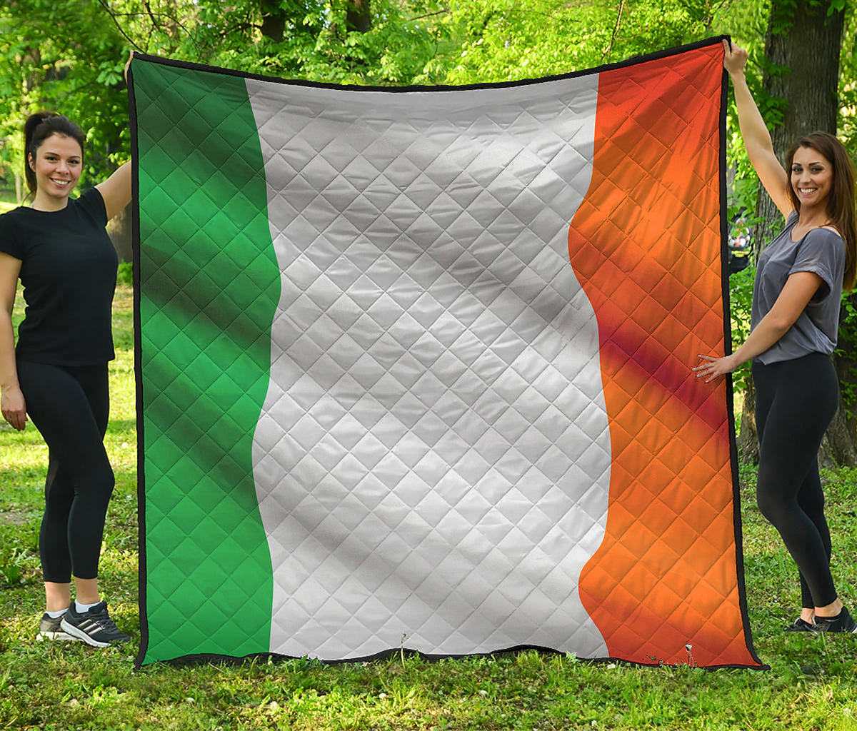 Irish Flag Print Quilt