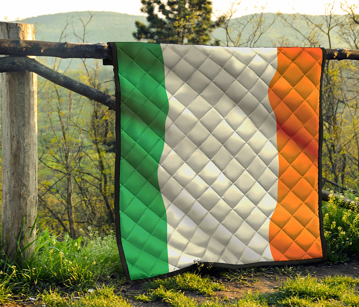 Irish Flag Print Quilt