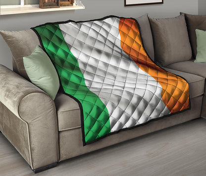 Irish Flag Print Quilt