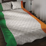 Irish Flag Print Quilt Bed Set