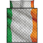 Irish Flag Print Quilt Bed Set