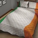 Irish Flag Print Quilt Bed Set