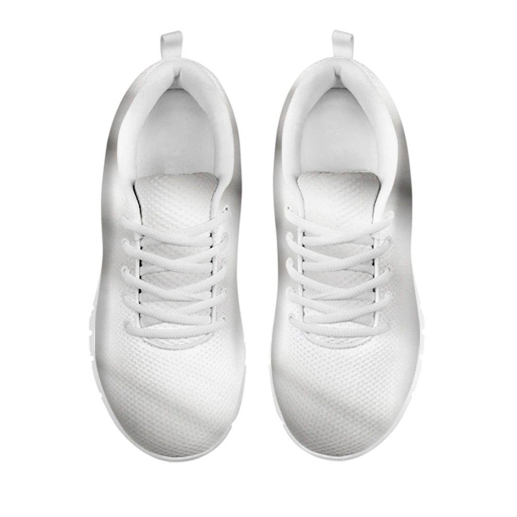 Irish Flag Print White Sneakers