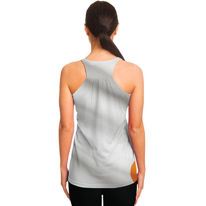 Irish Flag Print Women's Racerback Tank Top