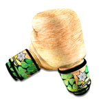 Irish Four Leaf Clovers Wood Print Boxing Gloves