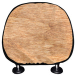 Irish Four Leaf Clovers Wood Print Car Headrest Covers