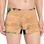 Irish Four Leaf Clovers Wood Print Men's Boxer Briefs