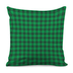 Irish Green Buffalo Check Pattern Print Pillow Cover