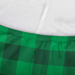 Irish Green Buffalo Check Pattern Print Sofa Cover