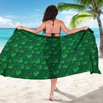 Irish Leaf St. Patrick's Day Print Beach Sarong Wrap