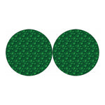Irish Leaf St. Patrick's Day Print Car Coasters
