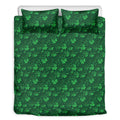 Irish Leaf St. Patrick's Day Print Duvet Cover Bedding Set