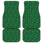 Irish Leaf St. Patrick's Day Print Front and Back Car Floor Mats