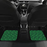 Irish Leaf St. Patrick's Day Print Front and Back Car Floor Mats