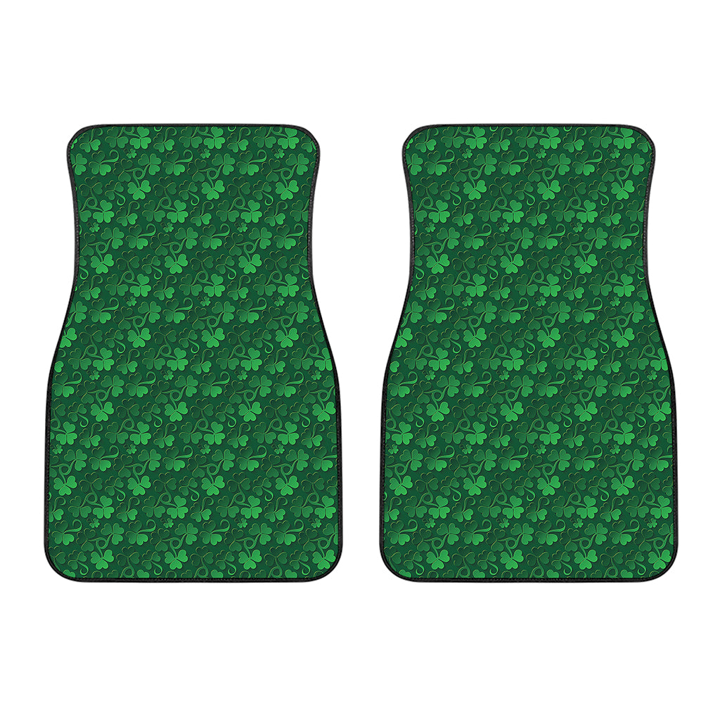 Irish Leaf St. Patrick's Day Print Front Car Floor Mats
