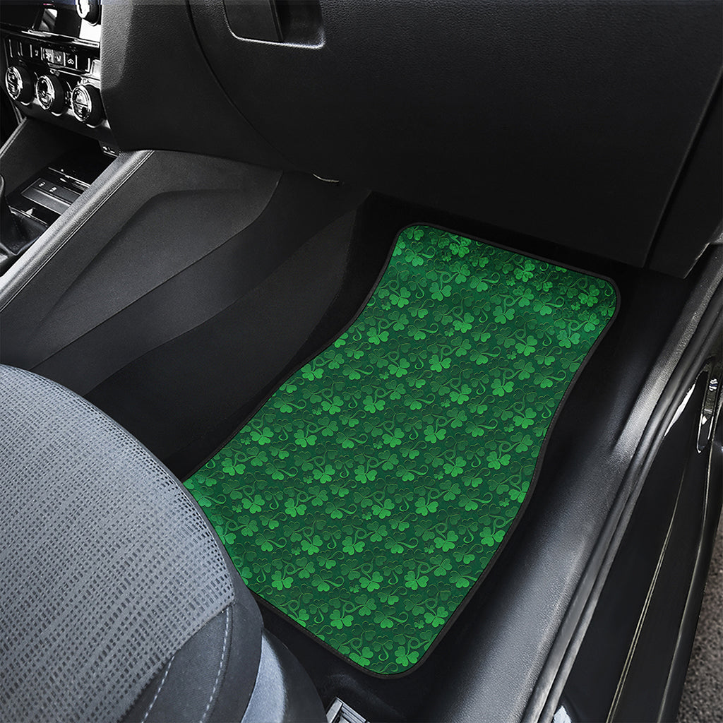 Irish Leaf St. Patrick's Day Print Front Car Floor Mats