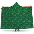 Irish Leaf St. Patrick's Day Print Hooded Blanket