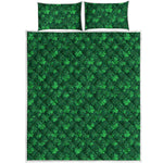 Irish Leaf St. Patrick's Day Print Quilt Bed Set