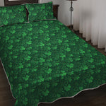 Irish Leaf St. Patrick's Day Print Quilt Bed Set