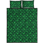 Irish Leaf St. Patrick's Day Print Quilt Bed Set