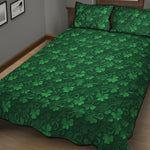 Irish Leaf St. Patrick's Day Print Quilt Bed Set
