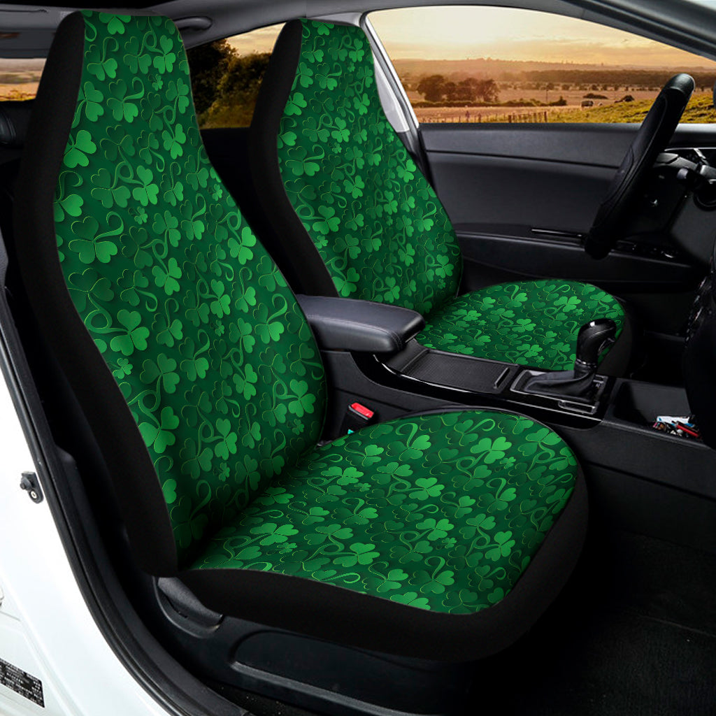 Irish Leaf St. Patrick's Day Print Universal Fit Car Seat Covers