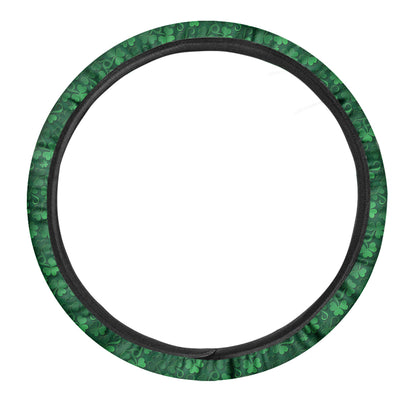 Irish Leaf St. Patrick's Day Print Car Steering Wheel Cover